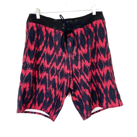 American Eagle Outfitters Other - American Eagle Red Printed Board Shorts